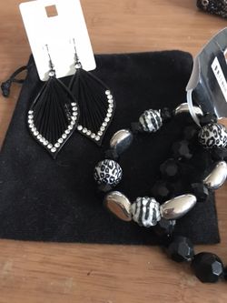 Earrings And Bracelet Set