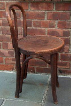 Small cabaret bent wood stool
