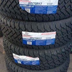 4 New Tires 265/70/17 Atlander AT Tires