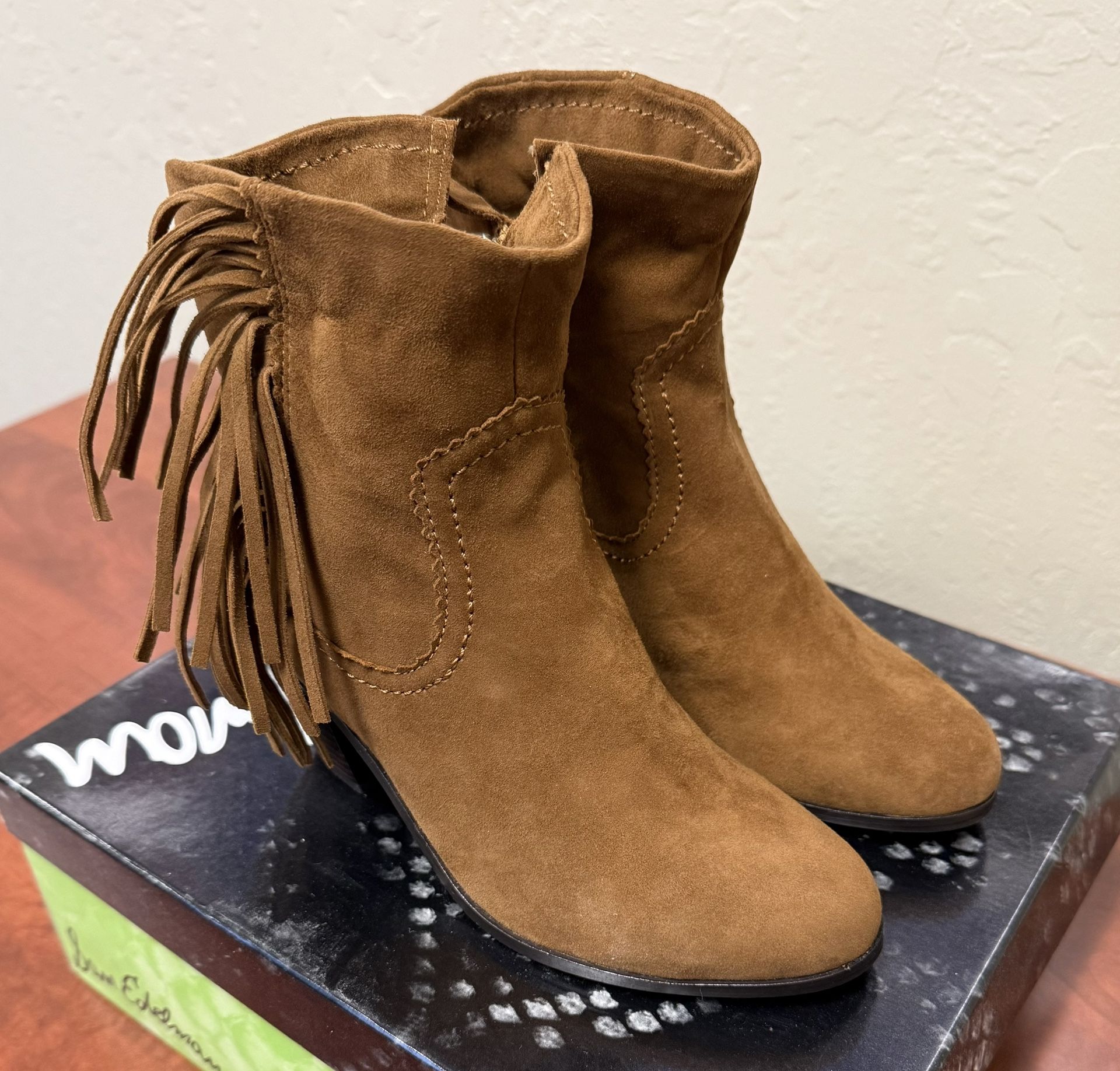 Sam Edelman Cocoa Fringe Boots