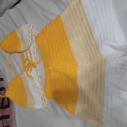 2 Piece Shorts Set Crochet 
