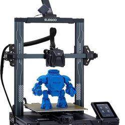 ELEGOO Neptune 3 Pro FDM 3D Printer with Auto Bed Leveling, Dual-Gear Direct Extruder, Dual Lead Screw Drive, Removable Capacitive Screen, 8.85x8.85x1