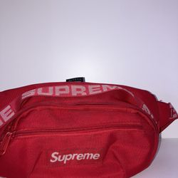 Red Supreme Fanny Pack