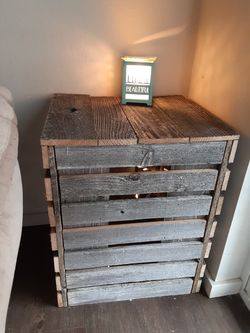 Farmhouse style end table
