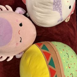 Various Squishmallows 