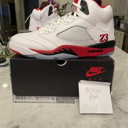 Air Jordan 5 Fire Red 2025 Sz 13 DS