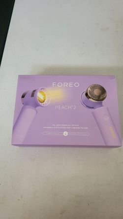 FOREO PEACH 2 IPL Laser Hair Removal Kit - New Open Box