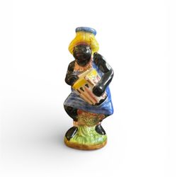 vintage ceramic liqueur decanter produced by the Italian company Drioli, likely from the 1950s or 1960