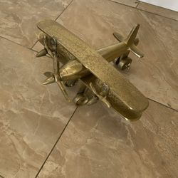 Small Gold Airplane 