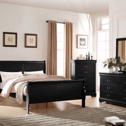 6 pc Queen sized bedroom set 
