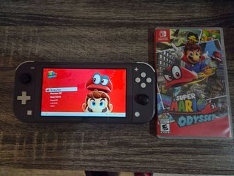 Switch Lite Mario Odyssey plug n play Bundle