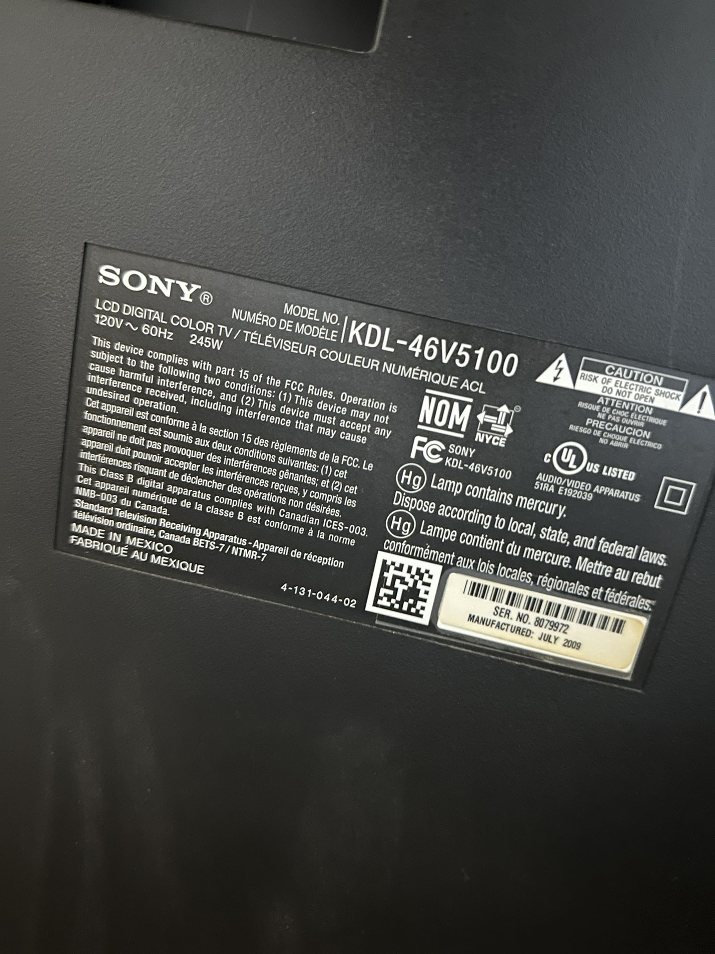 Sony 50”