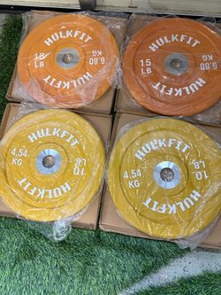 HulkFit rubber bumper plates