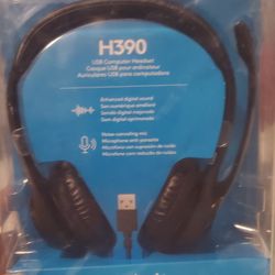 Logitech USB computer headset/para computadoras
