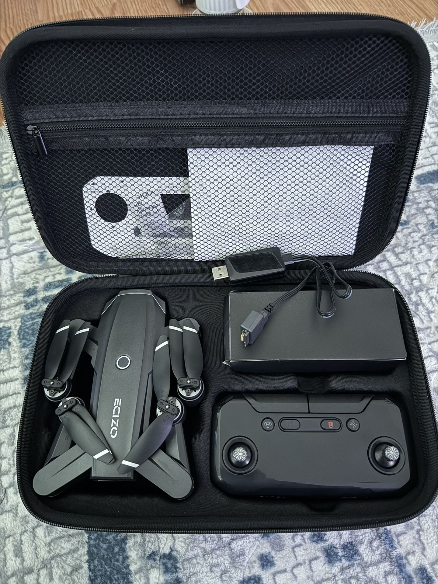 RC Viot 4K GPS Drone with Brushless Motors – Like New, Tested Once Only