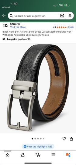 New Leather Belt