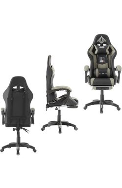Star Wars - Silla giratoria ajustable para videojuegos con reposapiés, soporte lumbar y reposacabezas