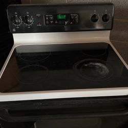 Electric Glass Top Ge Stove Normally Used