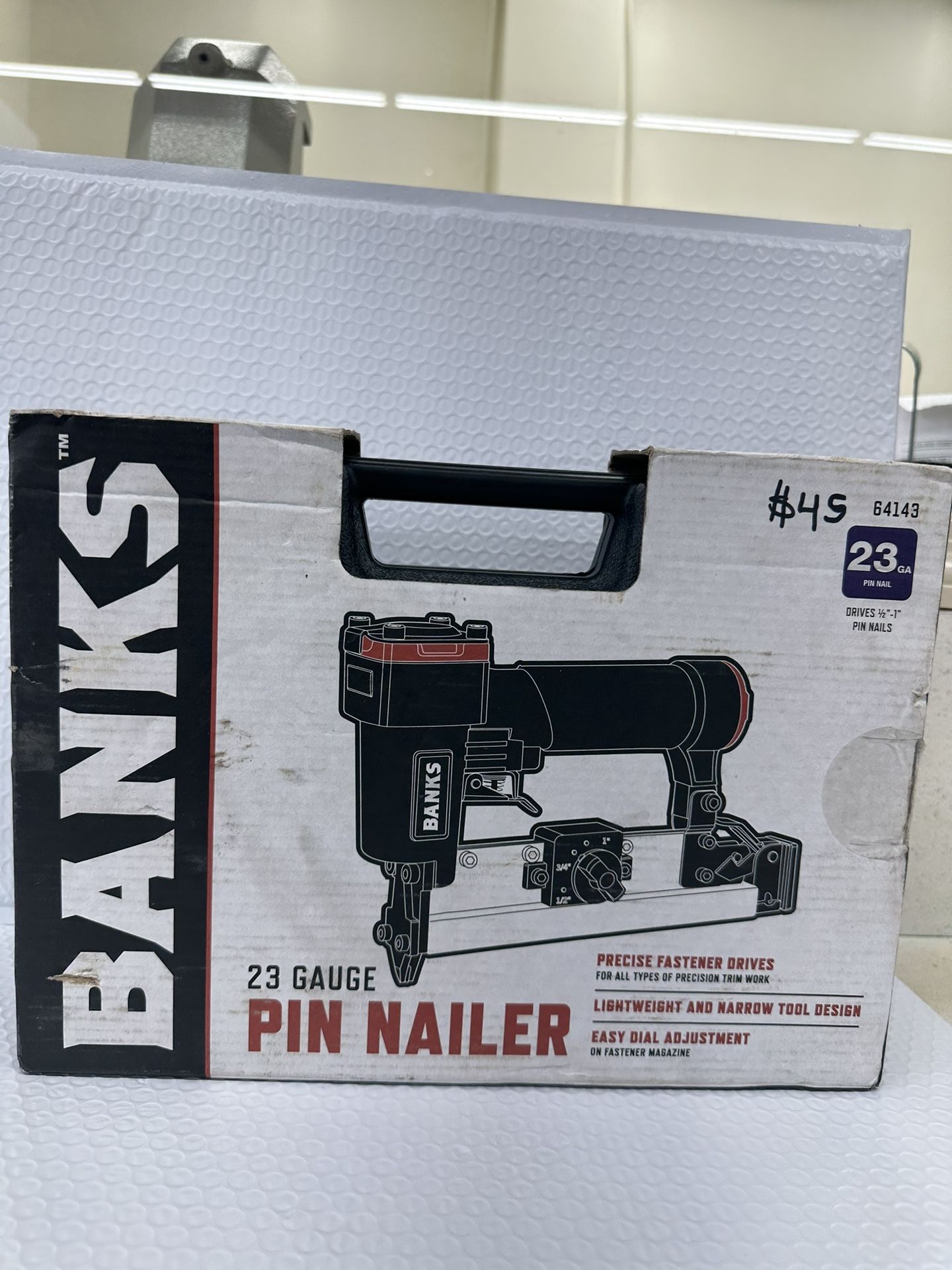 Banks Pin Nailer 23 GA