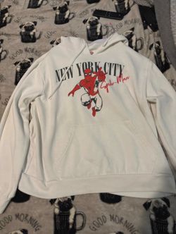 Marvel spider man white hoodie