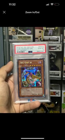 Yugioh dark magician girl psa 10 magician force Korean