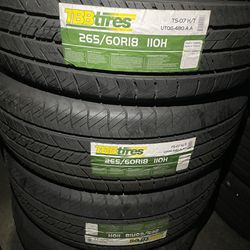 265-60-18 New Tires 45,000 Mileage Warranty For $470/Set💰0510 New Tires