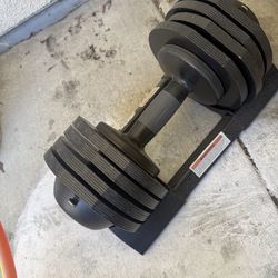Adjustable dumbbell