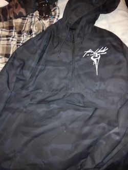 Blue windbreaker
