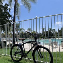 New Awesome 😎 7 Speeds Beach Cruiser Bike Bicycle 26” Standard Size Tires