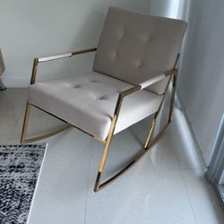 Brass Rocking Chair (brand New)