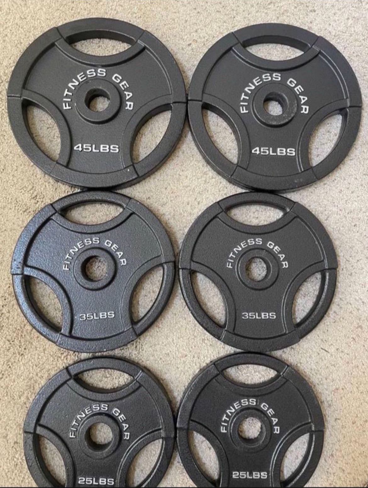 New! Olympic Weight Plates 210 lbs
