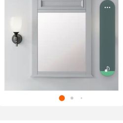 Sadie 28' Wood Framed Bathroom Mirror