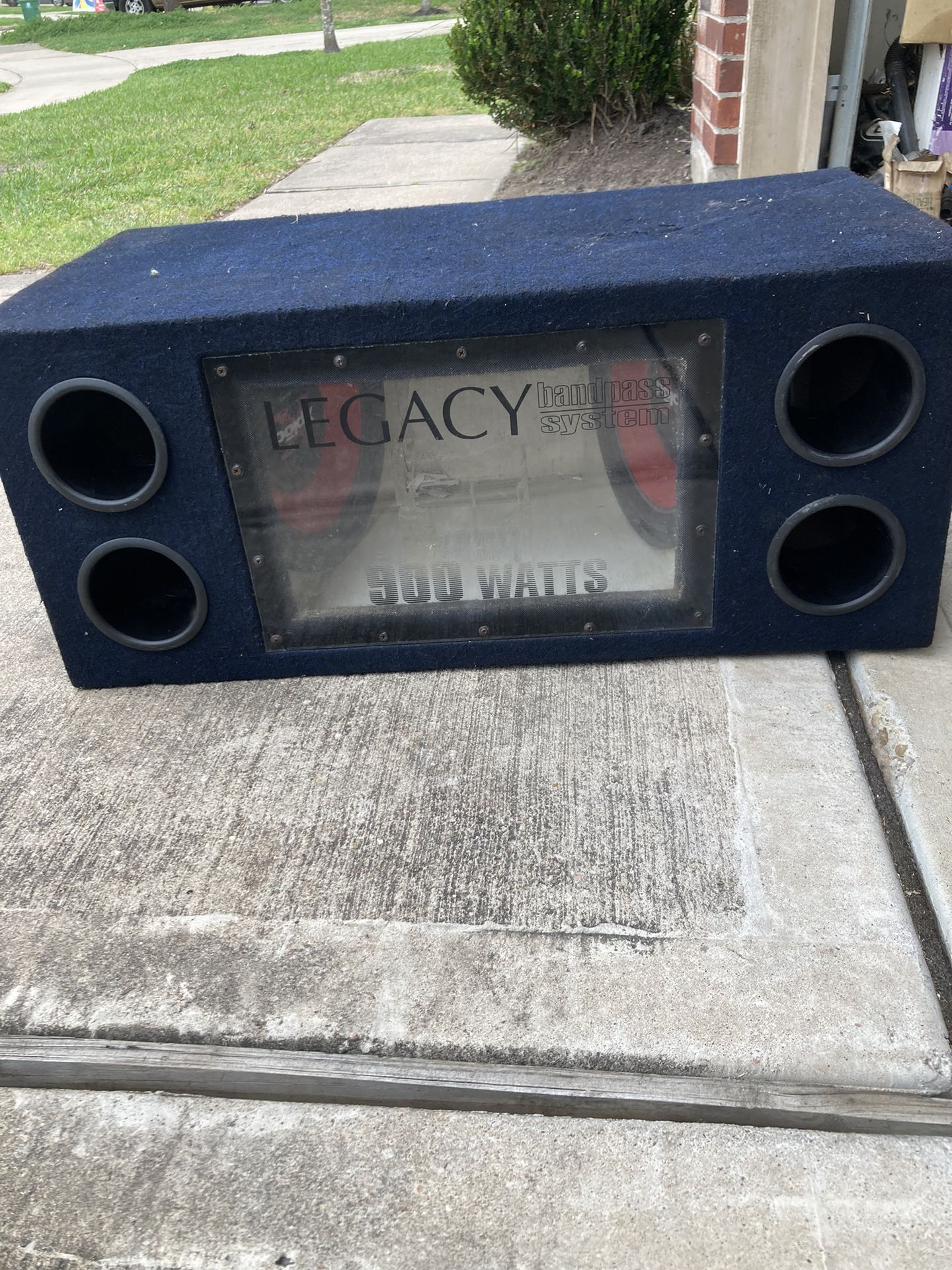 Ported Speaker Box Clean Bass