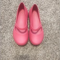 Pink Crocs Women Size 7