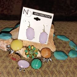 New Directions Necklace/Earrings set