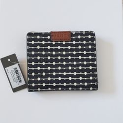 Fossil Women's Emma RFID Mini Wallet, Black Stripe
