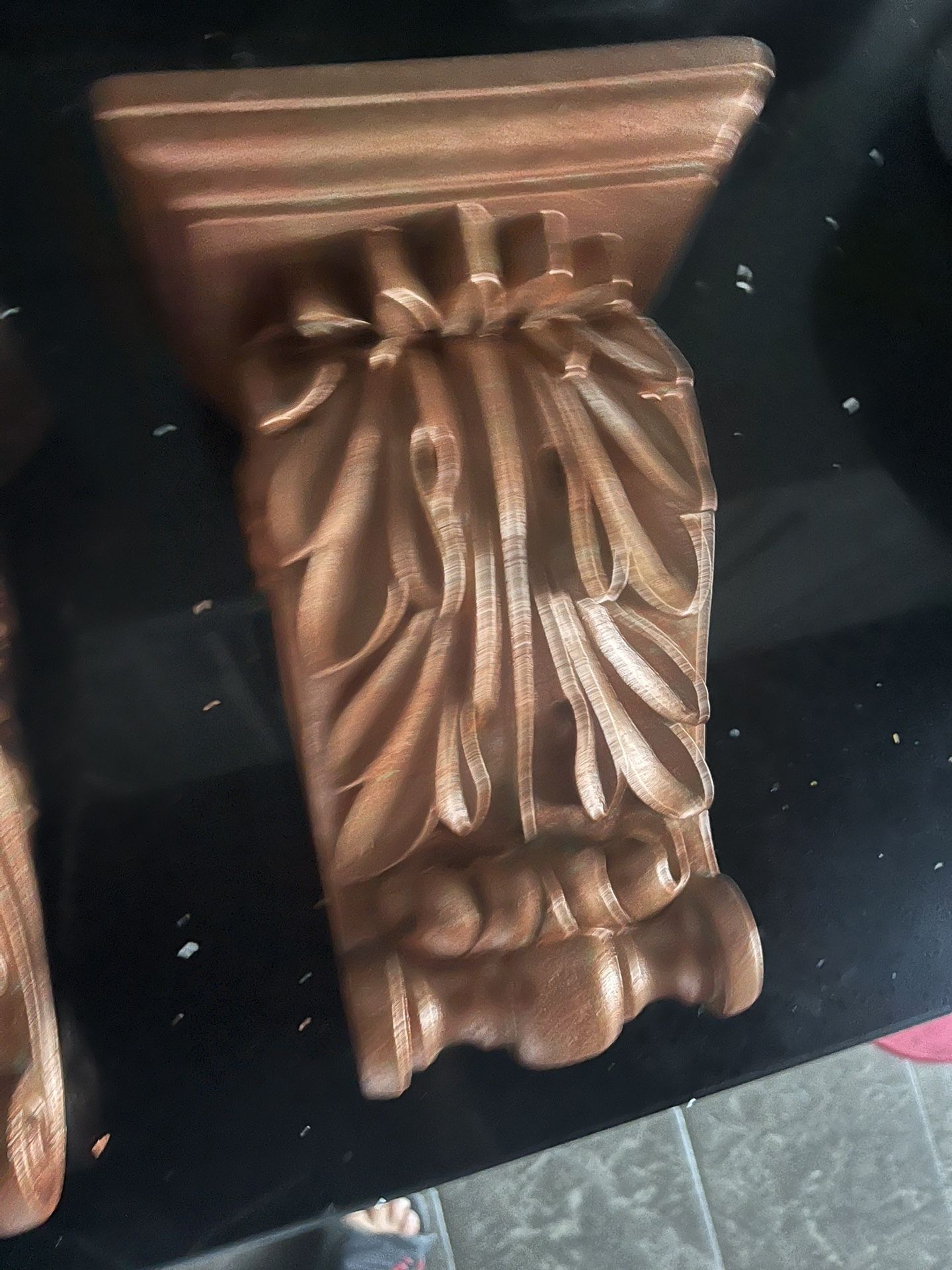 Two Plaster Wall Sconces