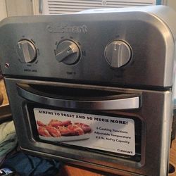 Silver Cuisinart Compact AirFryer Toaster oven