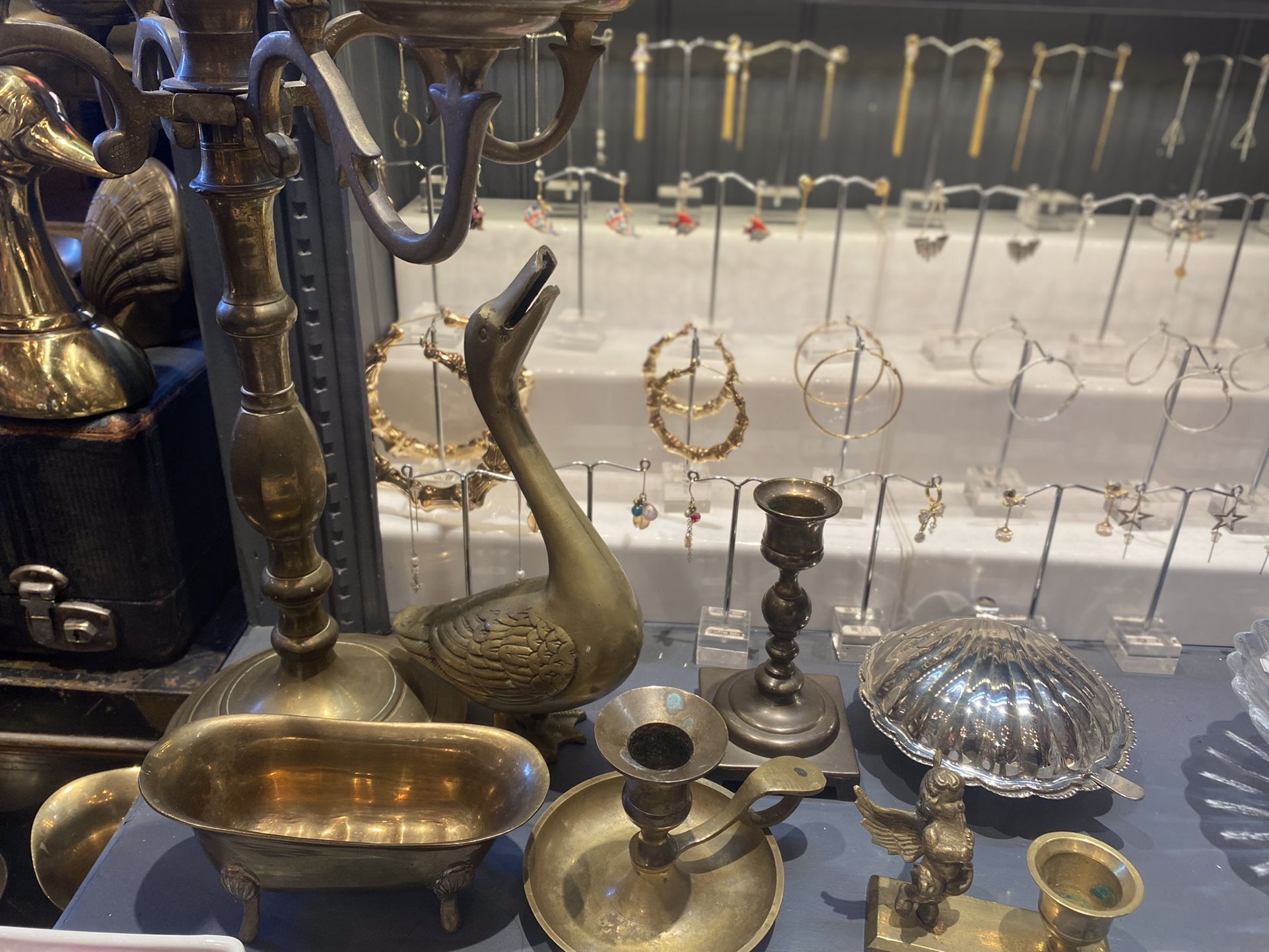 Vintage Brass And Silver Items