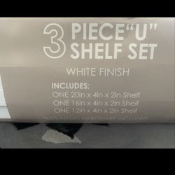 3 Piece Shelf Set 