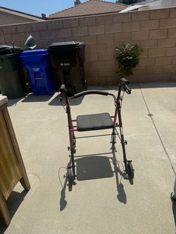 Air pressure mattress and walker and bed rail