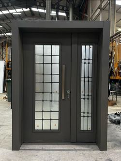 Modern  Entry Door with Sidelite
