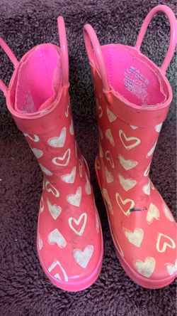 Girls Slightly Used Size 7/8 Rain Boots