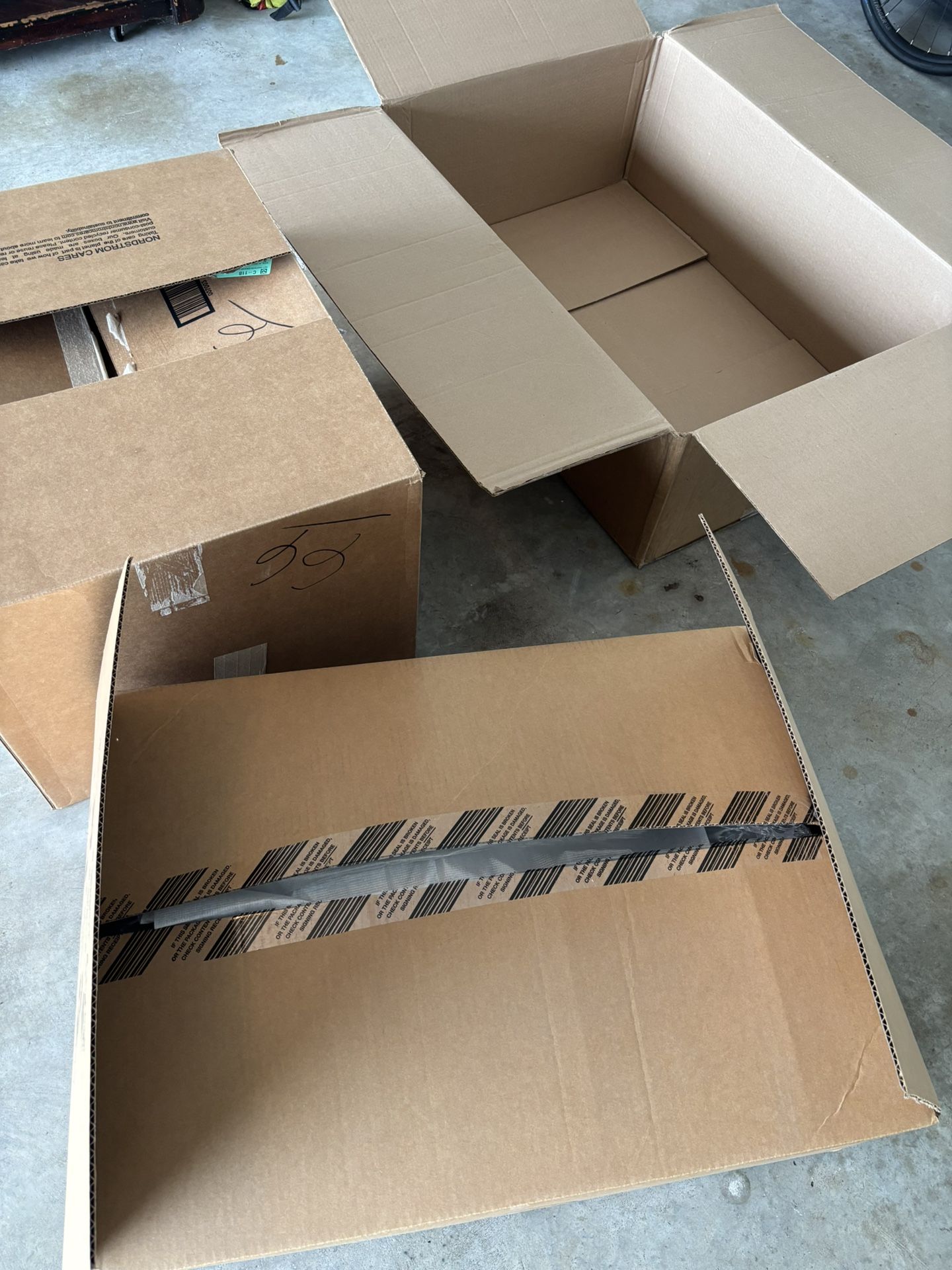3 Large Moving Boxes