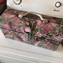 Pink Camo Toolbox 