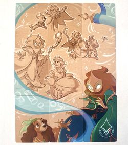 lorcana puzzle cards Chip 'n' Dale - Recovery Rangers (Enchanted) main image 1