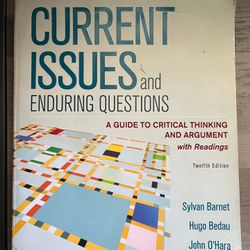 Critical Issues and Enduring Questions 12th Edition