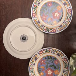 Stoneware Plate X3 For Small Bites