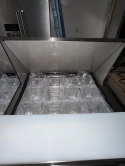 Dukers Salad Prep Station Refrigerator