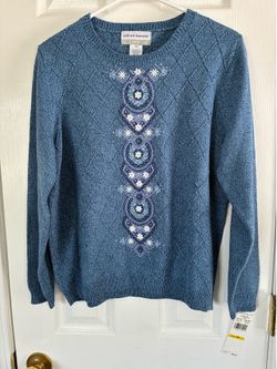 Alfred Dunner sweater. Petite medium. NWT